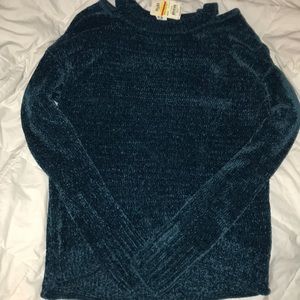 Mudd, medium Teal Bayou sweater.